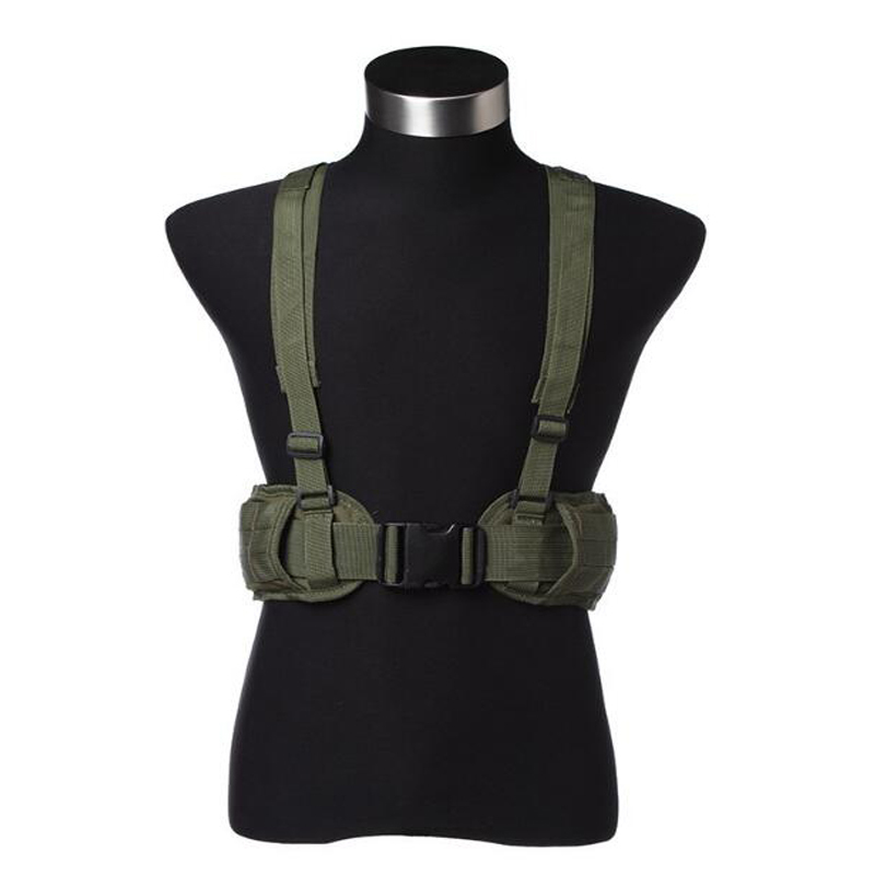 

Tactical Belt Men's Army Molle Special 1000d Nylon Belt Hunting Convenient Combat Girdle Adjustable Soft Padded, Black