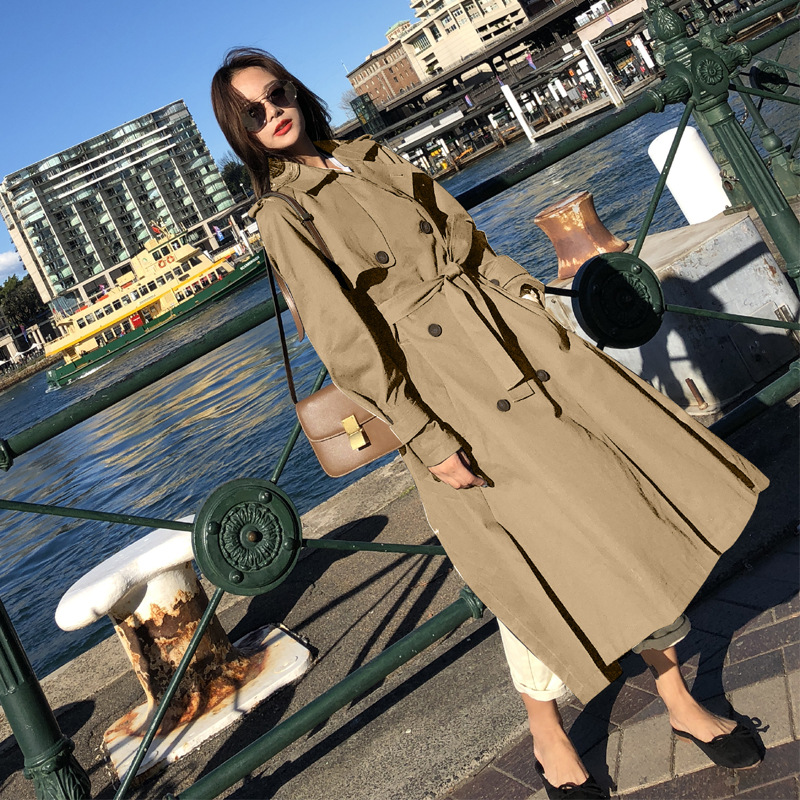 

Temperament Long Windbreaker W258, Black