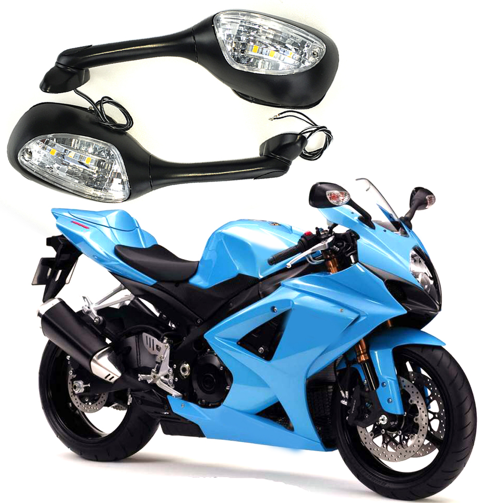 MSHINE Blue CNC Bar End Weights For Suzuki GSX-R 600 2006-2010
