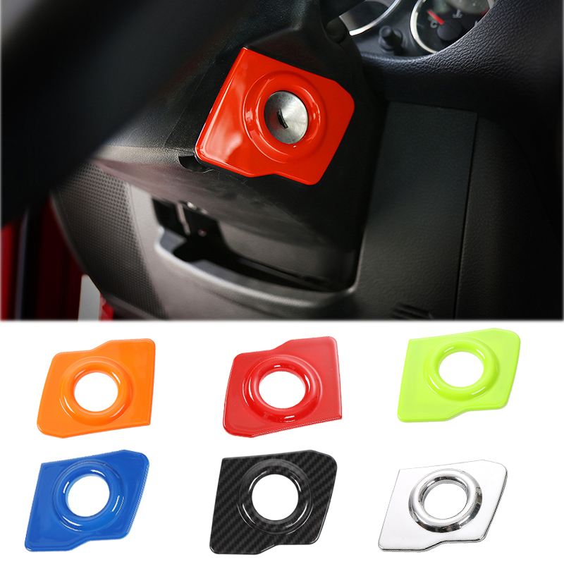 

ABS Engine Start Stop Ignition Key Decoration Cover For Jeep Wrangler JK 2010-2017 Auto Interior Accessories