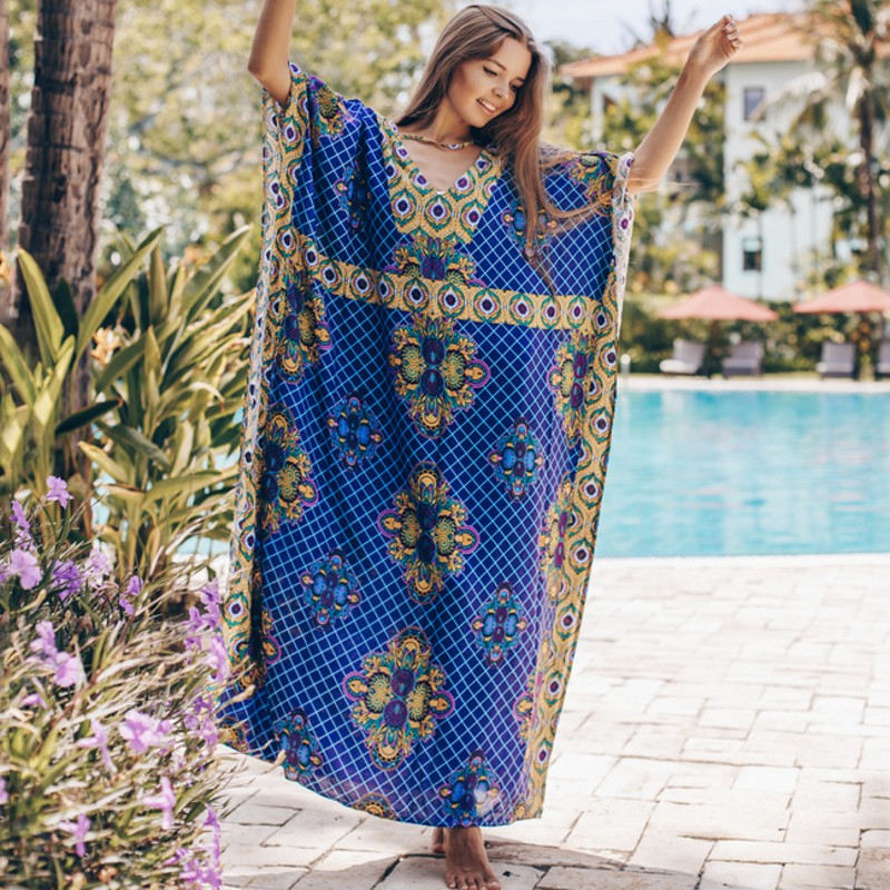 

Thin African Dresses For Women Dashiki African Clothes Bazin Broder Riche Sexy Slim Ruffle Sleeve Robe Evening Long Dress