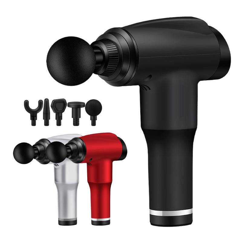 

6 Gears Strong Therapy Massage Gun Body Slimming Relief Pain Sport Relax Muscle Massager Relieve Muscle Fatigue Tools Dropship
