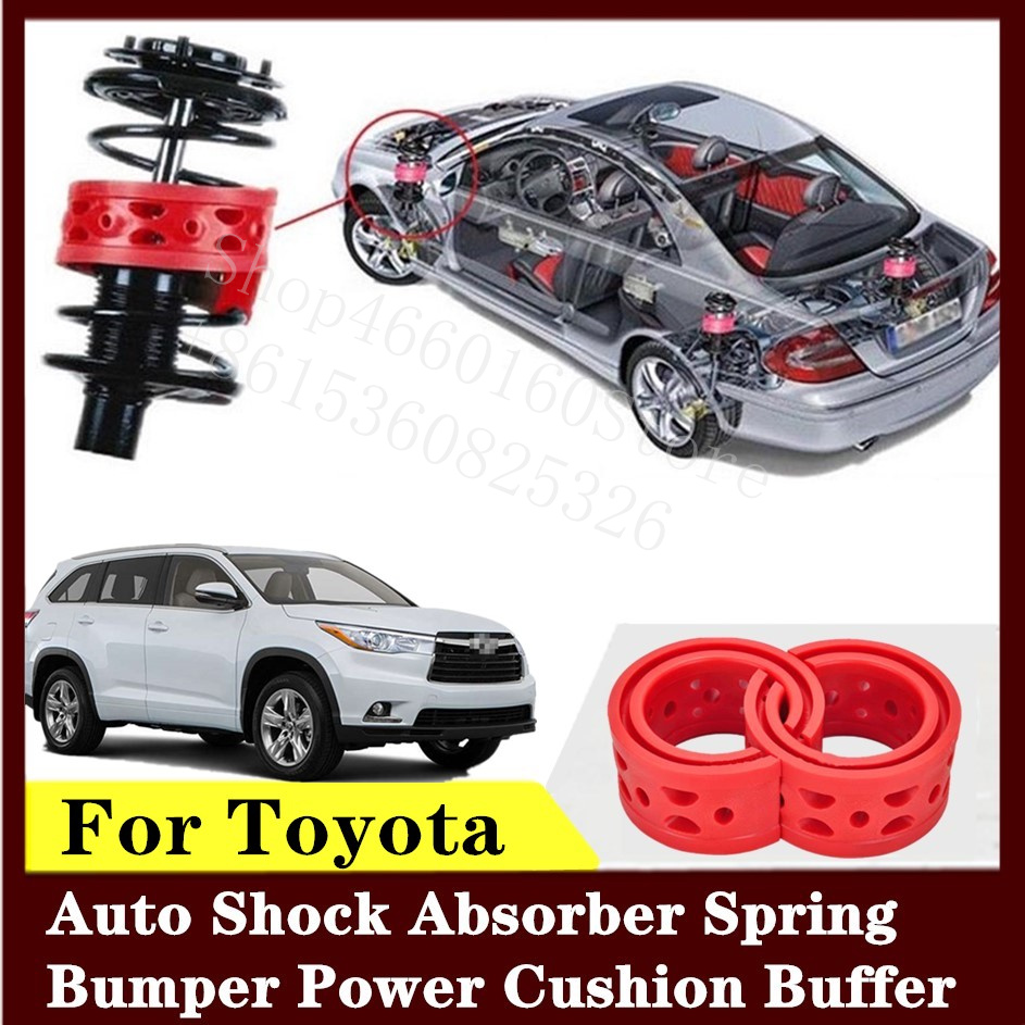 

For Toyota Highlander 2pcs High-quality Front or Rear Car Shock Absorber Spring Bumper Power Auto-buffer Car Cushion Urethane