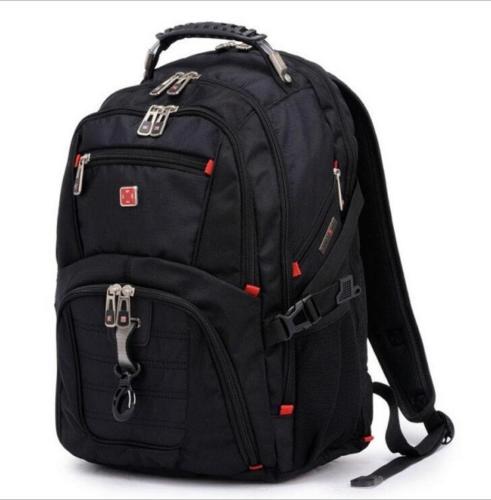 

Swiss Army Knife Shoulder Bag Men's Backpack Women Casual Travel Bag Laptop Bag, Black