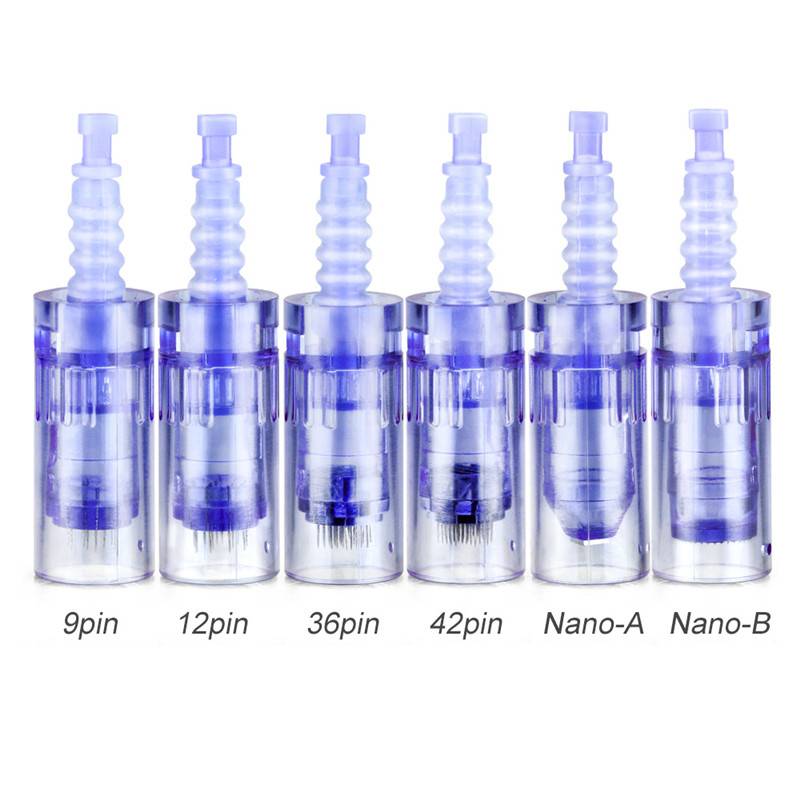 

50pcs Bayonet Micro Needles Cartridge for Dr Pen A1 Electric Auto Derma Pen A6 Micro Needle Stamp 9/12/36/42/Nano Tattoo Needles