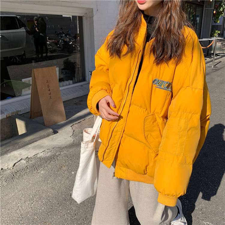 

Video will firm offers easy students bread served short winter coats to keep warm cotton cotton-padded jacket A, Blue