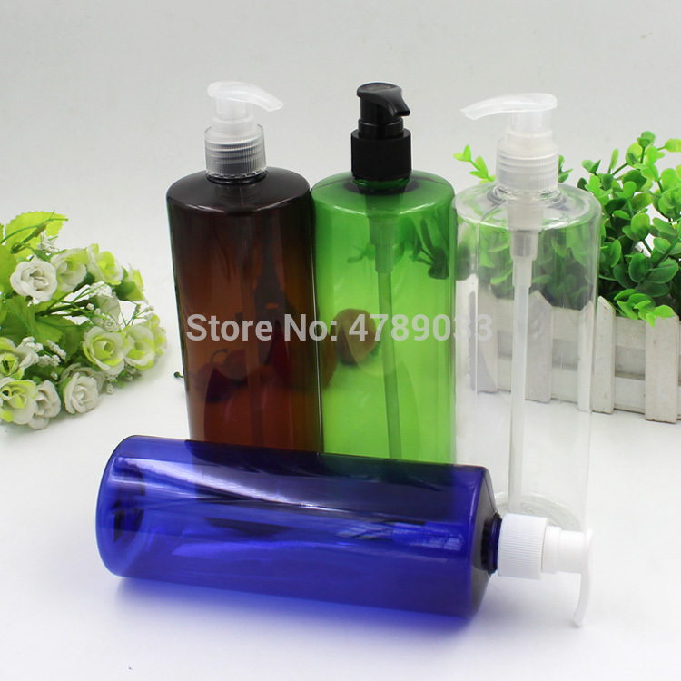 

3/10pcs 500ml Cosmetic Emulsion/Lotion Packing Bottle DIY 500cc Plastic Shampoo Dispenser Press Pump Refillable Liquid Container