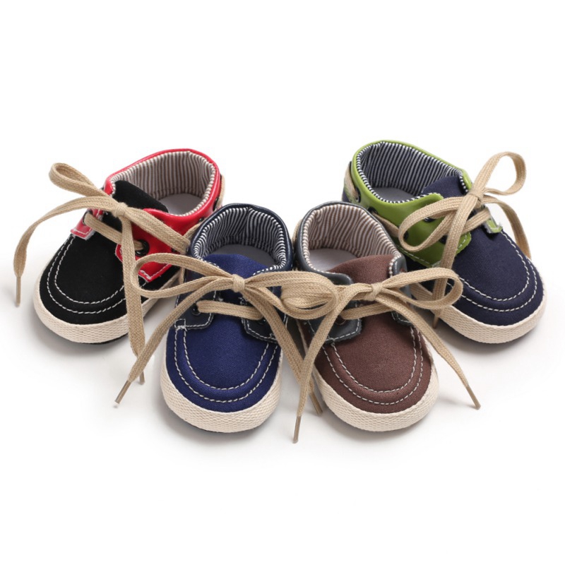 

18 Months 2020 Kid Shoes Spring / Autumn Infant Crib Baby Shoes Baby Boy Soft Sole Cotton First Walkers, Brown