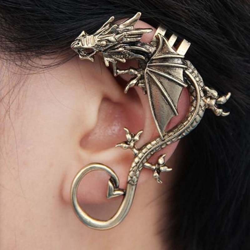 

Europe and America Fashion Vintage Dragon Alloy Plating Ear Hook Earrings In Jewelry for Women 2020 New Ear Accessory