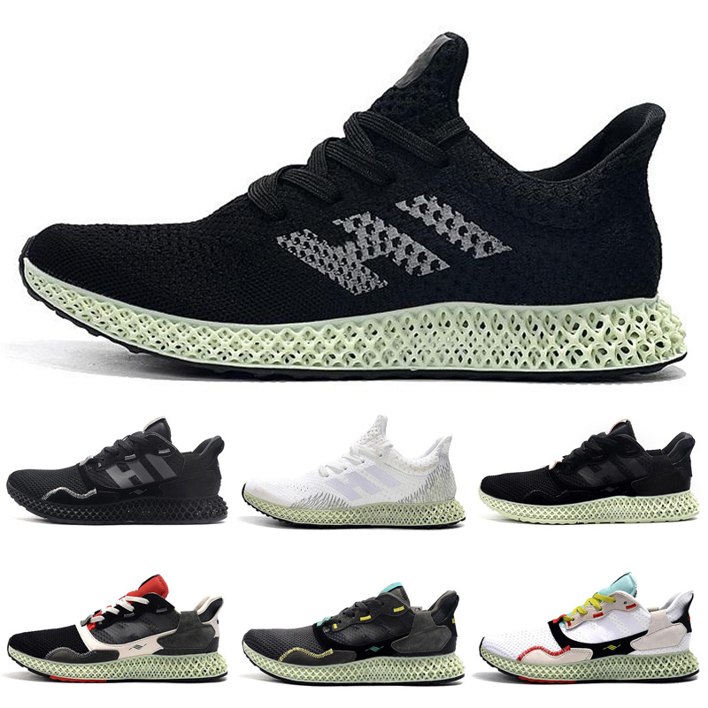 

2019 Hender Scheme Mens ZX 4000 Futurecraft 4D Running Shoes Trainers for Men ZX4000 Sneakers Carbon Male Sports Trainer Size 40-45, As photo 8