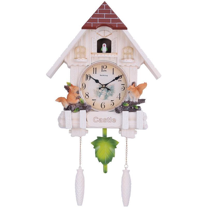 

Cuckoo Hanging Clock Wall Creative Fashion Living Room Clock Modern Simple Silent Hanging Watch Modern Wall Watch Bb50wc