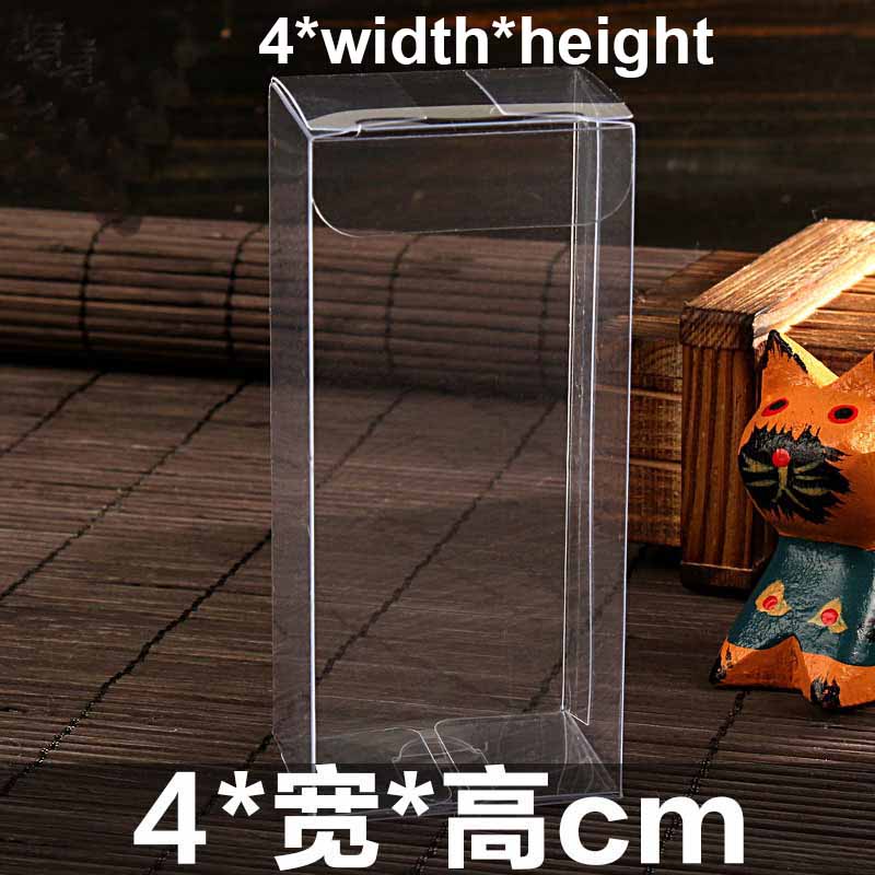 

5pcs/lot plastic gift box PVC car perfume packing favors box transparent Cosmetic Candy/wedding Chocolate Poly Package