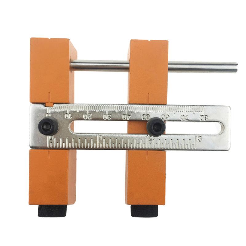 

Aluminium Alloy Wood Working Punch Locator Adjustable Oblique Hole Jig with 9.5mm Puncher Woodworking Tool
