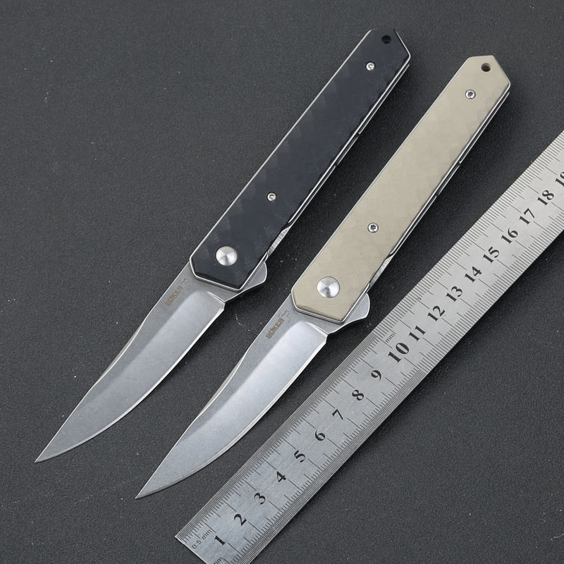 

BK Folding knife VG10 blade G10 handle outdoor camping survival knife pocket ball bearing flipper EDC tactical knives