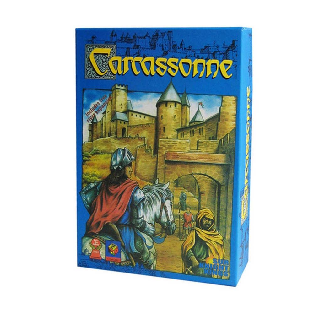 

Carcassonne Board Game 2-5 Players Card Game for Party Family Friends Strategy Games Tile Placement Game