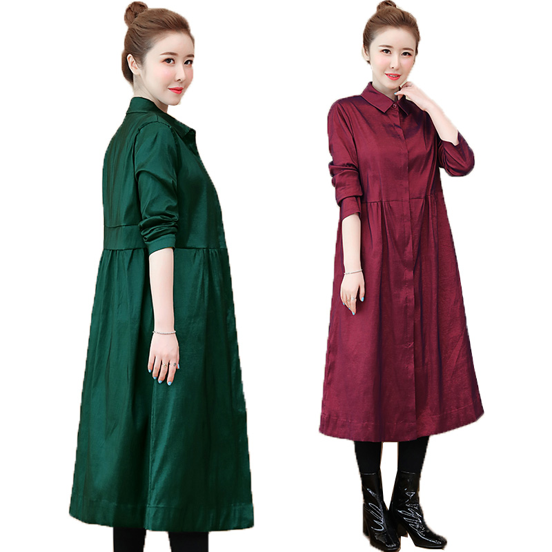 

2020 Women's Spring Autumn Trench Coat Korean Loose Large Size Long Windbreaker Long Sleeve Slim Women Thin Coat Outwear 5XL K29, Pink