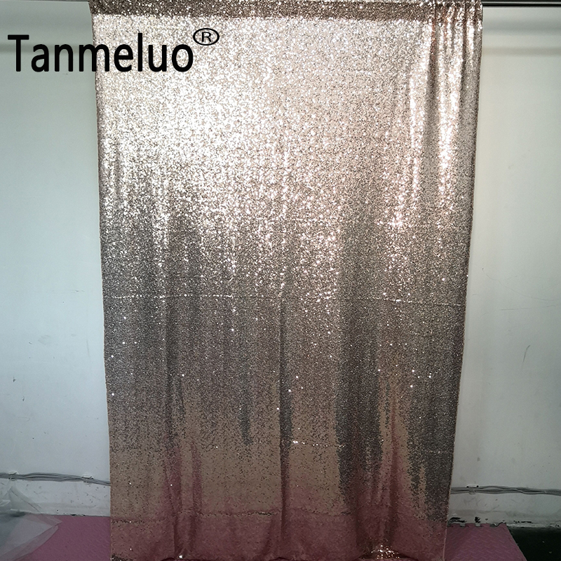 

Party wedding photo booth backdrop decoration event sequin curtains drape rose gold sequin panels