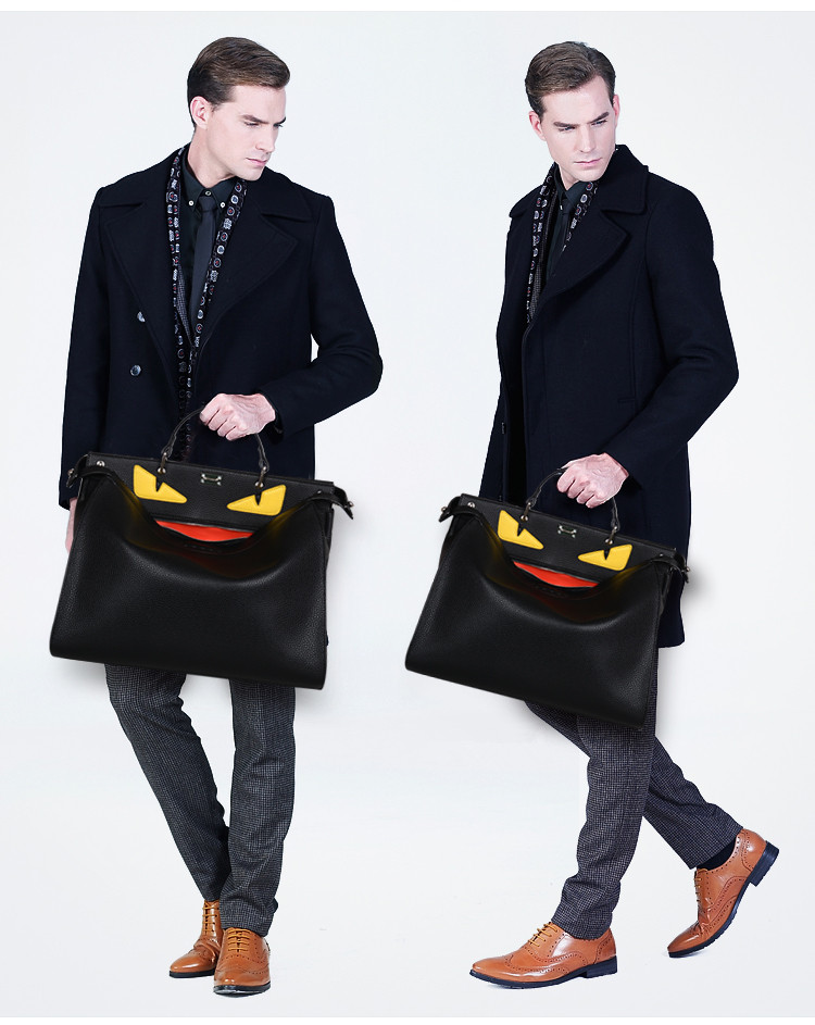 Designer Women Bags Handbags Large Monster Bags Men Women High Quality Leather Black Totes Famous Men's Laptop