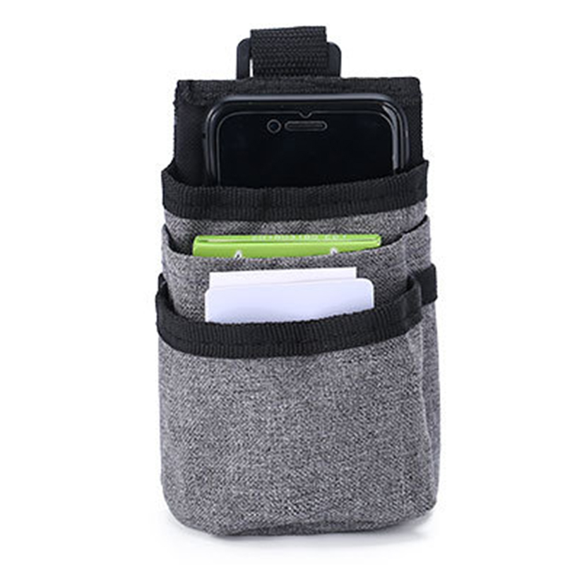

Multifunctional Car Pocket Automotive Air Vent Cards Mobile Phone Storage Pouch Small Bag Car Cosmetic Bags 14.5x9x7cm, Black