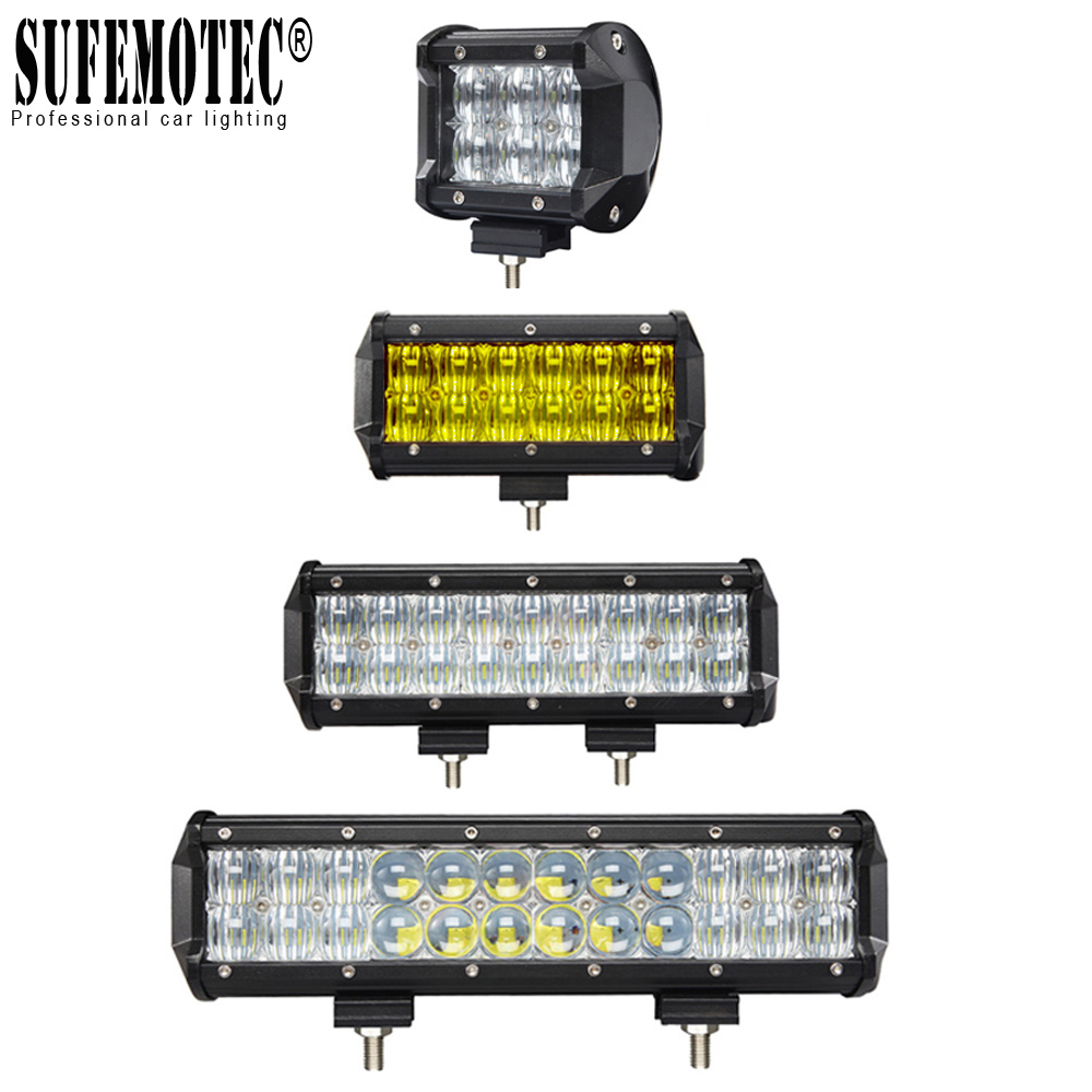 Osram 12/" 5D 240W LED Work Light Bar Flood Spot Combo Offroad SUV Driving Lamp