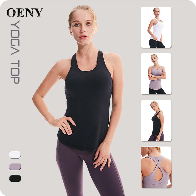 

New Running Sports Bra Beautiful Back Yoga Vest Cross Fitness Wear Underwear One-piece-suit Fashion Gym Women Sportswea, Black