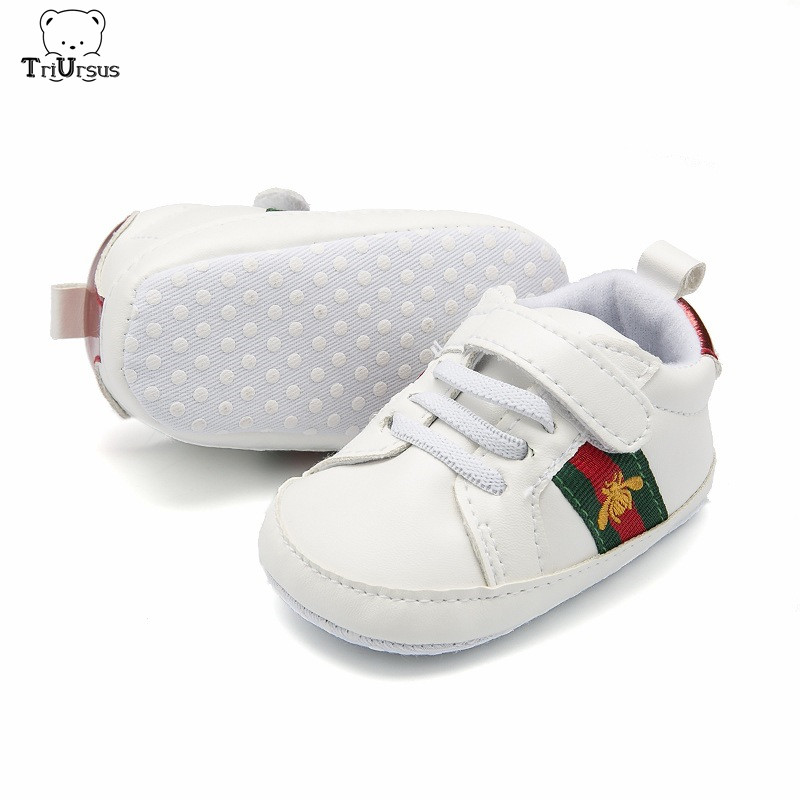 0-12 Mois Nouveau-né Bébé Fille Garçon Semelle Souple Bébé Infant Sneaker Chaussures Prewalker