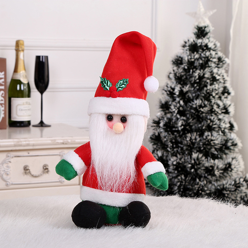 

Santa Claus Cloth Doll For Christmas Decorations Small Furnishing Articles For Christmas Scene Decoration decorations