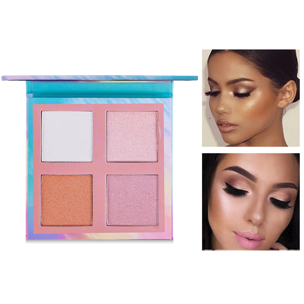 

Waterproof Women Eyeshadow Palette Highlighter Make Up Palette Shimmer Pigmented Eye Shadow, Army green