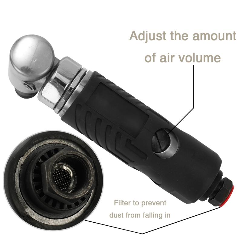 

AG-315 Hand-Type Pneumatic Die Micro Air Grinding Tool Gas Polishing Machine 90 Degree Angle Lightweight Bench Grinder