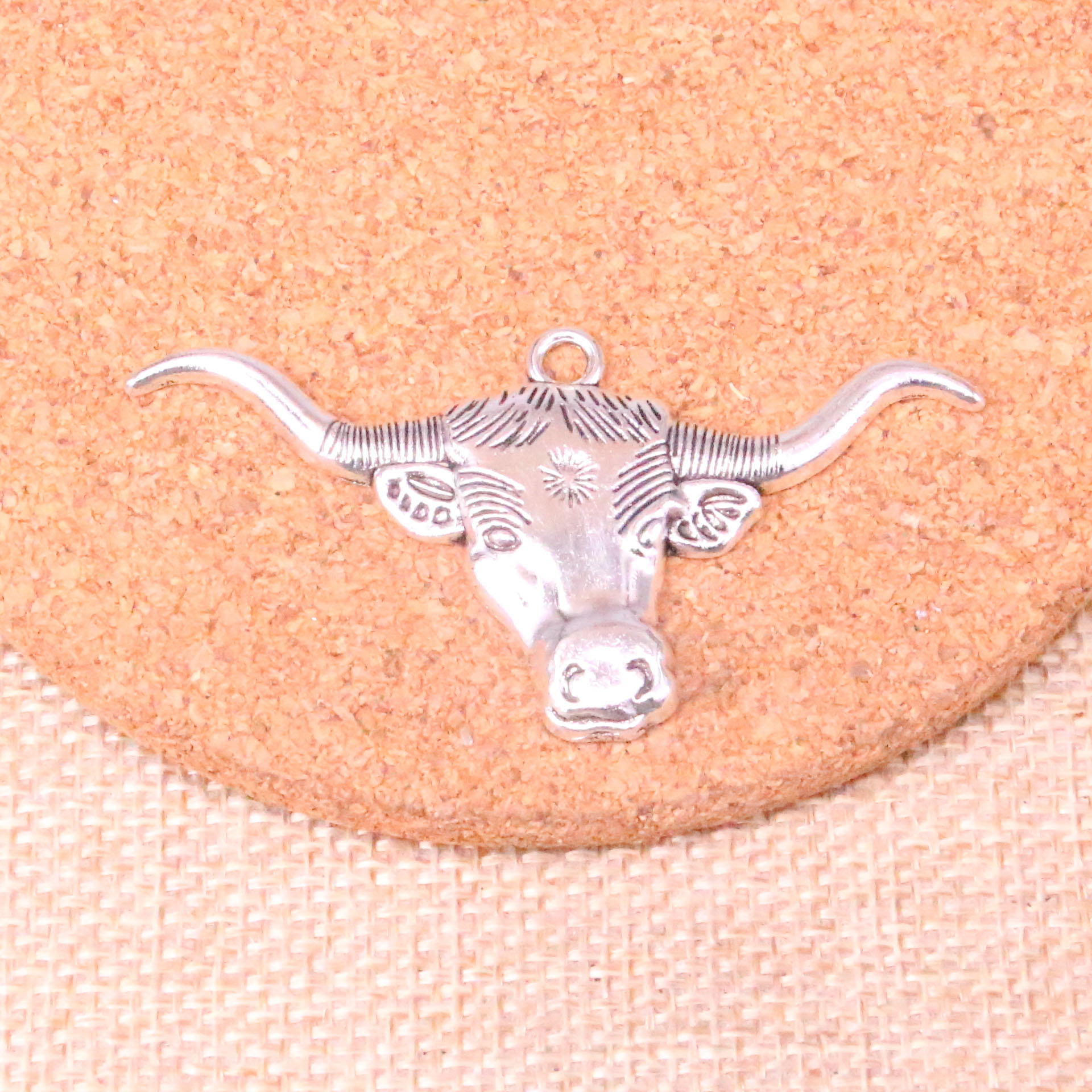 

27pcs Charms longhorn bull steer head 60*31mm Antique Making pendant fit,Vintage Tibetan Silver,DIY Handmade Jewelry, Bronze;silver