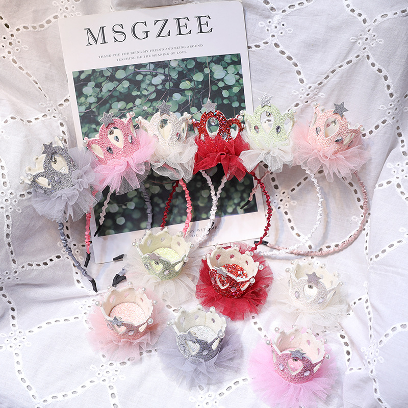 lace birthday crown