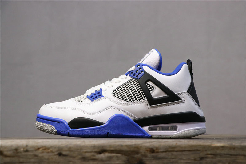 

With Box 4 Motorsports White Game Royal Black Man Basketball Designer Shoes Wholesale Classic IV Varsity Blue Fashion Trainers Good Quality