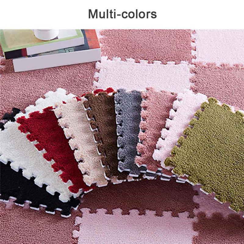 

Hot Sale 30*30cm Living Room bedroom Children Kids Soft Carpet Magic Patchwork Jigsaw Splice Mat Climbing Baby Mat Home Decor