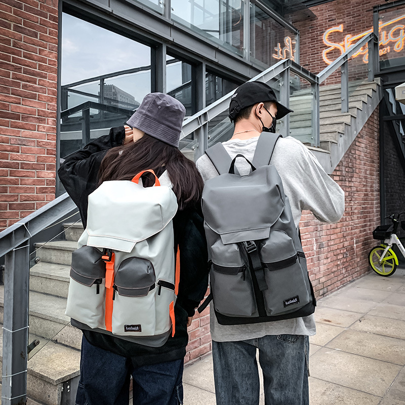 

Outdoor Korean Version of the Fashion and Trends in the Wear-Resistant Bag Mass Nylon Waterproof Outdoor Travel Burden Backpack, Black