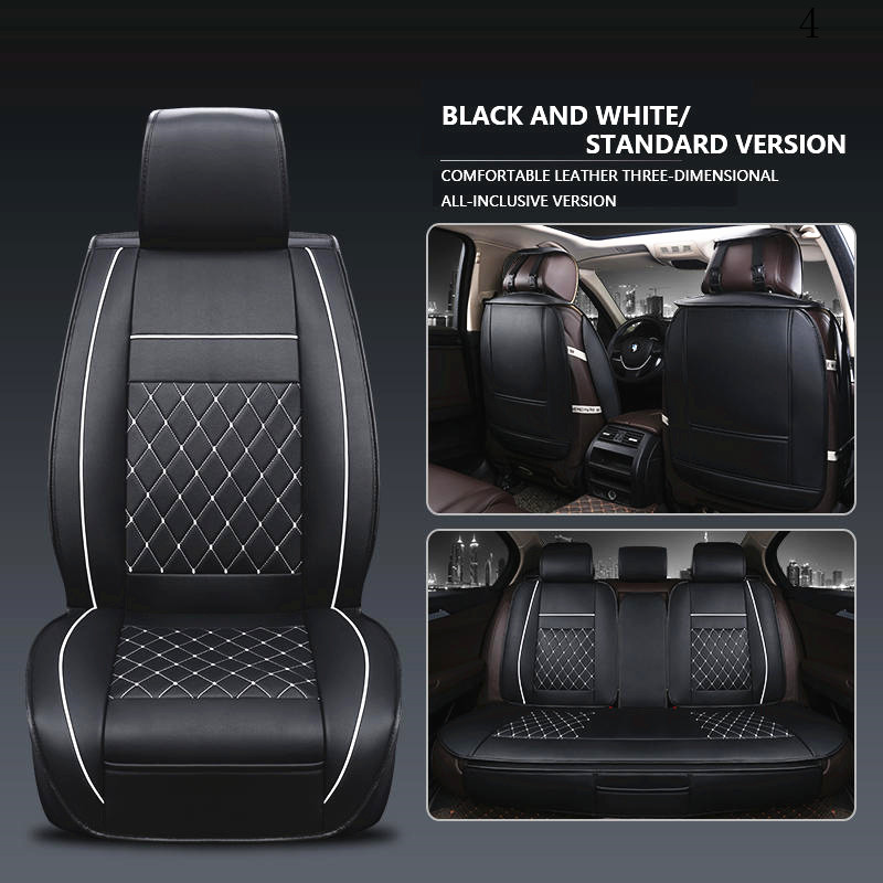 Car Seat Cover Universal Set Volvo Seat Covers Volvo C30 V40 V70 New Luxury PU Leather Auto Universal Car Fundas Para Autos De Asientos-image-550145669