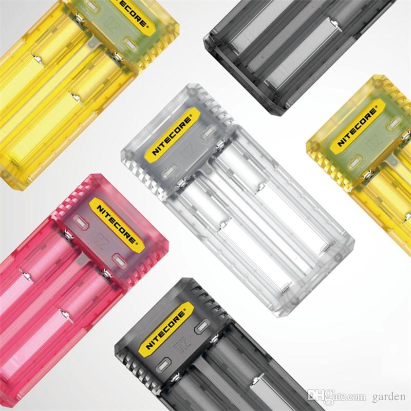 

Authentic Nitecore Q2 2-Slot 2A Quick Charger Intellicharger Universal E Cig Chargers For 18650 26650 20700 IMR Li-ion Battery 100% Genuine