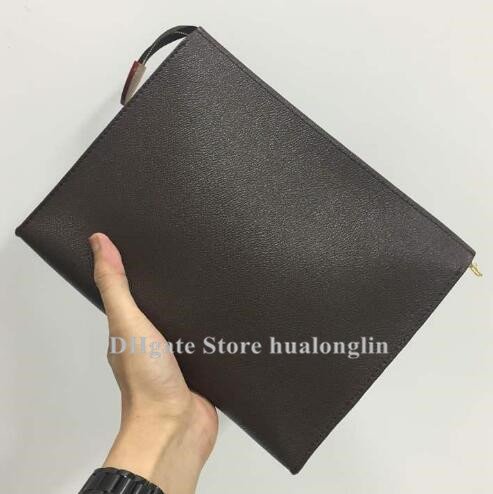 

Woman purse handbag cosmetic bag case clutch high grade quality designer lady girls wholesale flower checker grid, Brown flower 26cm
