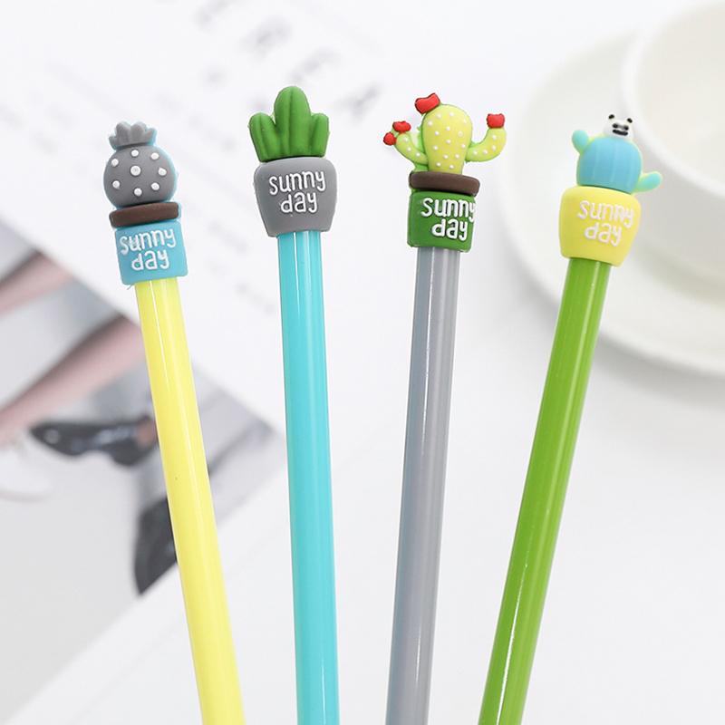 

Sell Cactus Pot Ballpoint Pens Student Ball Point Pen School Office Supplies Learning Stationery Wholesale, Navy blue