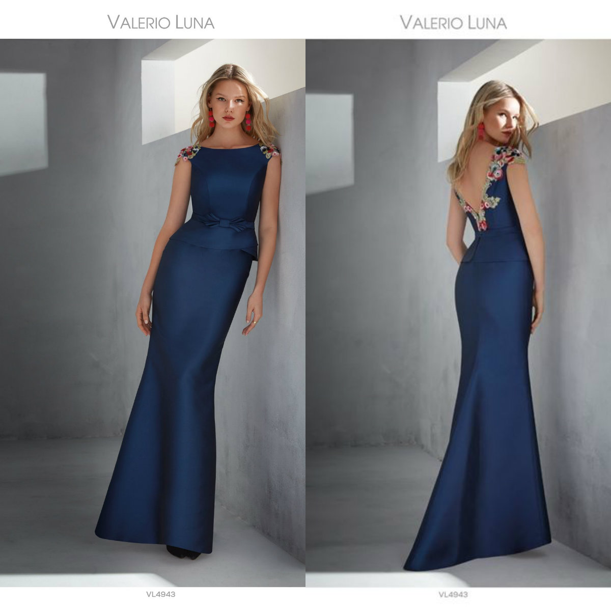 

Mother Of The Bride Dress Boat Neck 3D Floral Appliqued Beaded Capped Sleeves Wedding Guest Gown Backless Bow Sash Floor Length Mother Gown