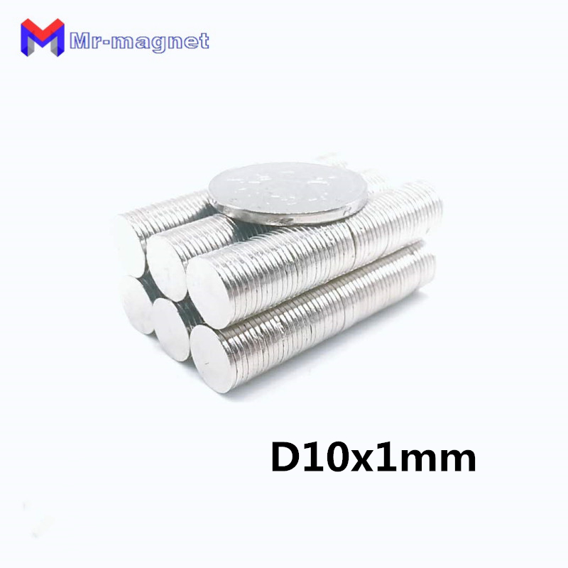 100pcs 10mm x 1mm super strong magnet d10x1mm magnets 10x1 permanent magnet 10x1mm rare earth 101 d101mm 101mm magnet-image-385804293