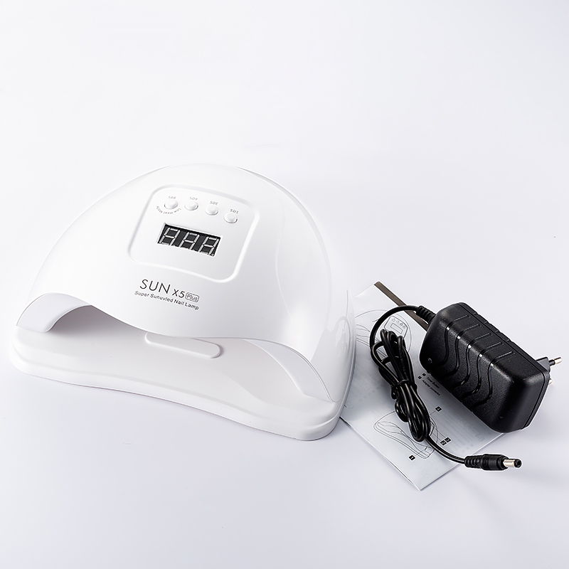 

SUNX5Plus 54W Nail Dryer UV LED Lamp LCD Display 36 LEDs Nail Dryer Lamp For Curing Gel Polish Auto Sensing Manicure Tools, White