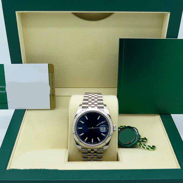 

box Men's Watches date Sport High Quality 41mm Movement Automatic Mechanical Black dial