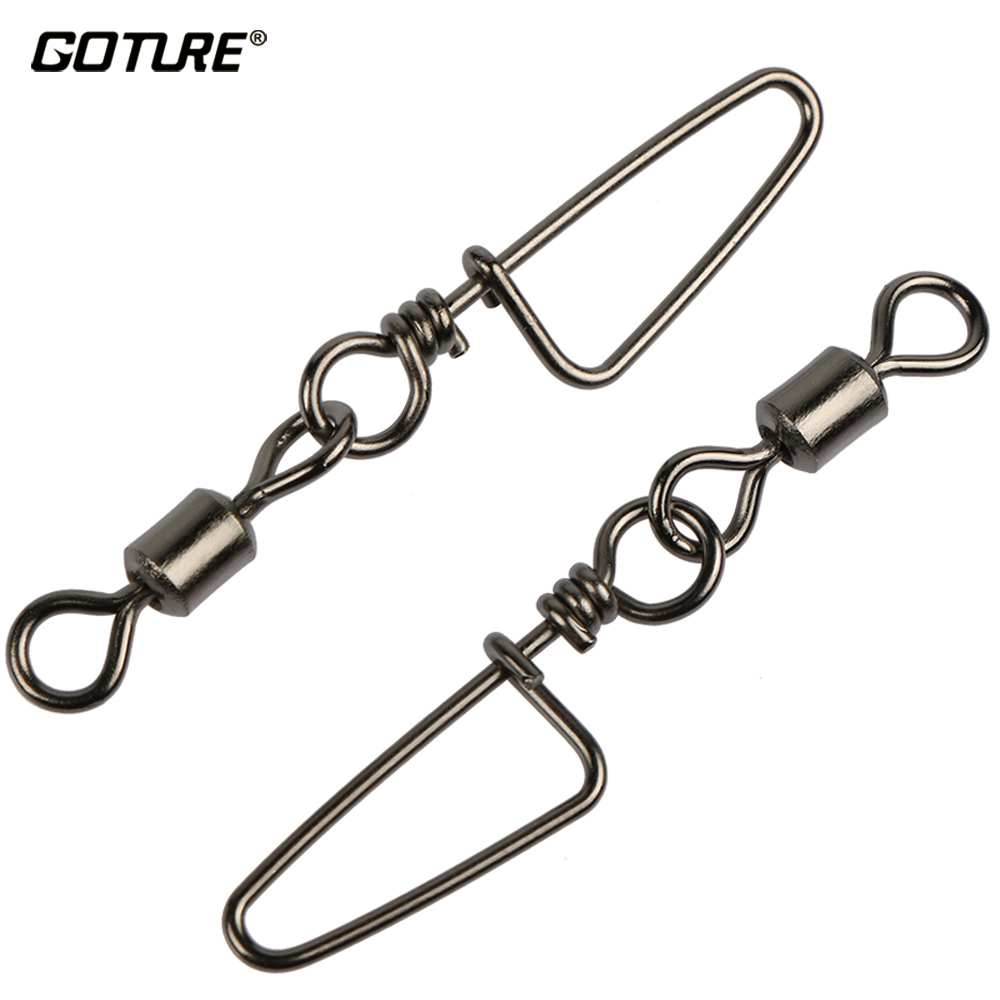 Lot 50 Fishing Square Snaps Coastlock Clips for Lures Hooks Barrel Swivels BE