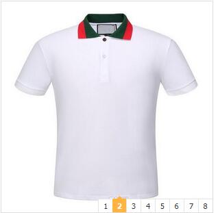 

summer 18ss designers tag snake print clothing men fabric letter polo g t-shirt collar casual women tshirt tee shirt tops 998 816, 303