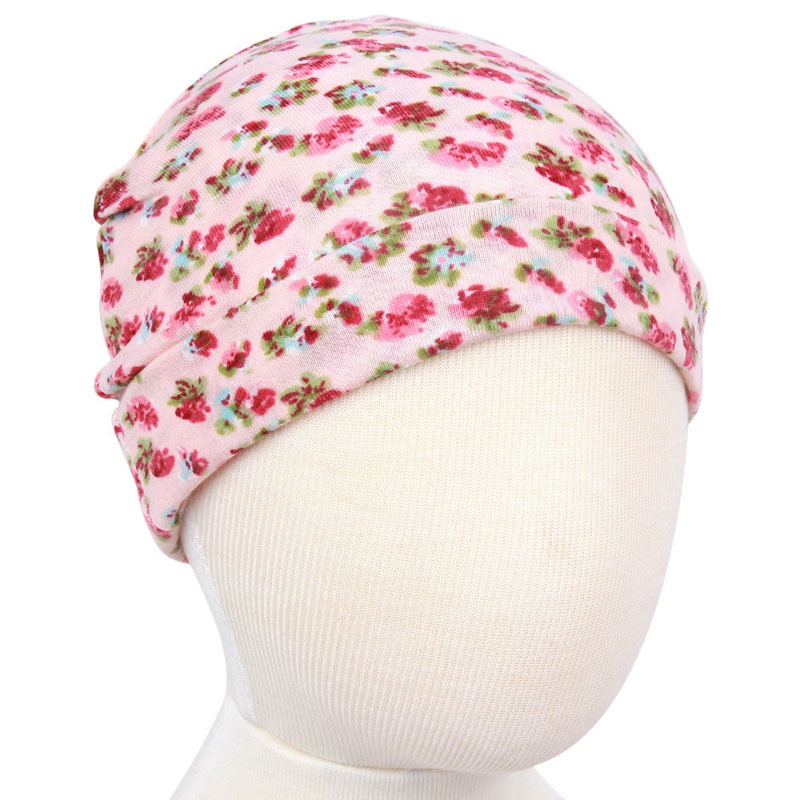 

Baby Newborn Flower Print Cotton Beanie Hat Photography props Kids Caps Fashion Hair Accessories Free Shipping