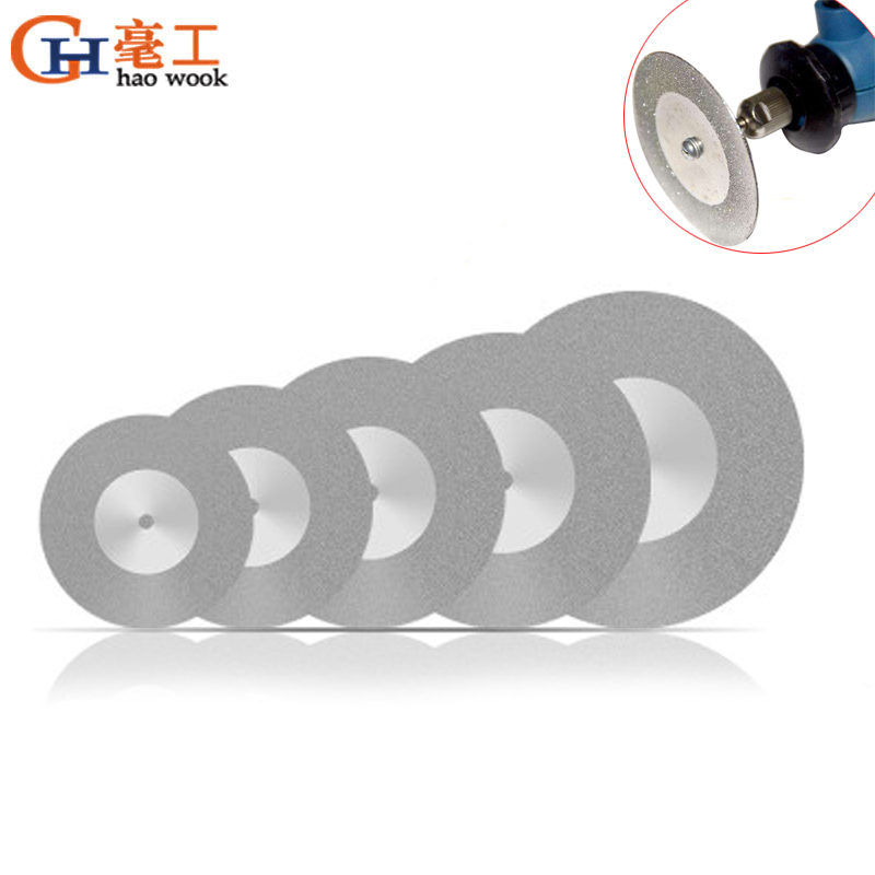

Haowook Diamond Grinding Wheel Saw Circular Cutting Disc for Dremel Rotary Tool Diamond Discs Blades Power Tools Accessories