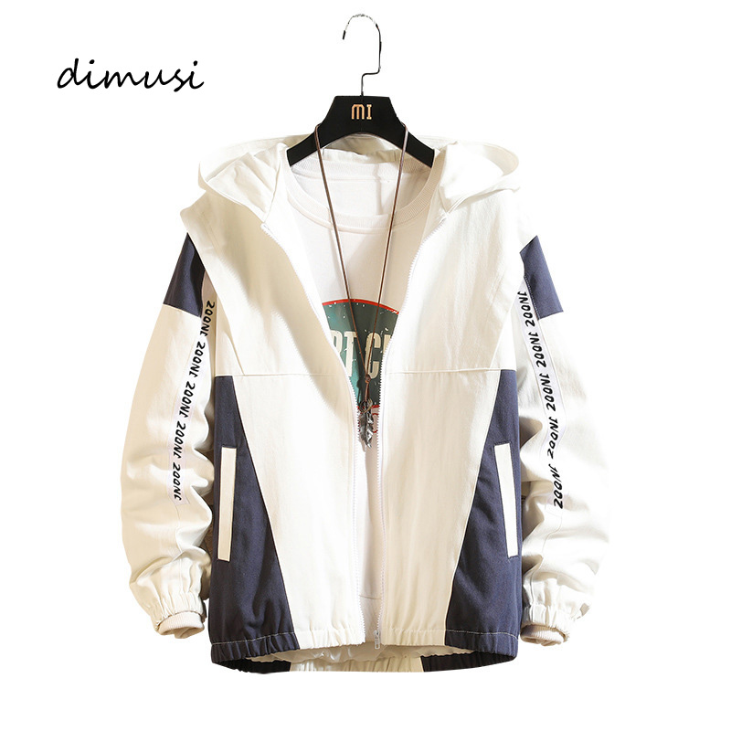 

DIMUSI Men's Bomber Jackets Casual Male Outwear Anorak Hoodied Coats Mens Hip Hop Harajuku Pilot Baseball Jackets Clothing, Light green