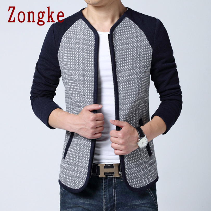 

Zongke Chinese Style Solid Corduroy Jacket Men Streetwear Bomber Jacket Men Clothes Hip Hop Coat 5XL 2019 Spring New, Gray