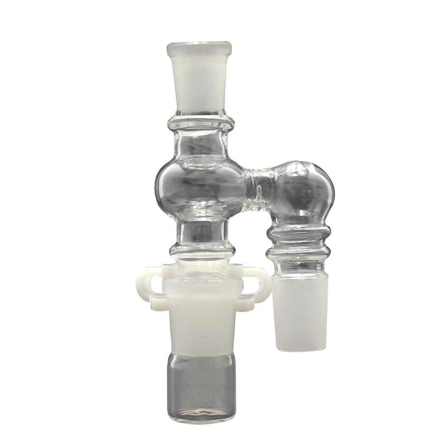 

Glass Hookahs 14mm Dropdown Reclaimer Kit 90 Degree Joint Male to Female for Bong Water Pipes Smoking Accessories