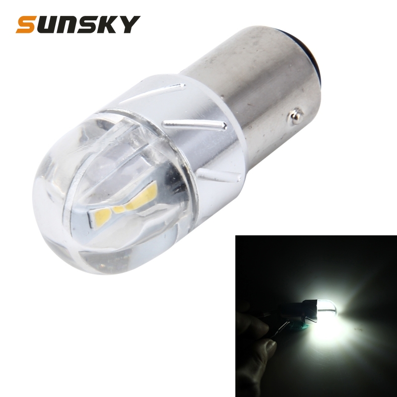 

1157 Car Brake Light LED Bulbs 6W 6 SMD-3030 BA15D Auto Lamp Bulb DC 12V, As pic